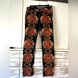 Sapphire studio multicolored  patterned pants in size 6.